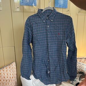Ralph Lauren Blue Casual Button Down Shirt